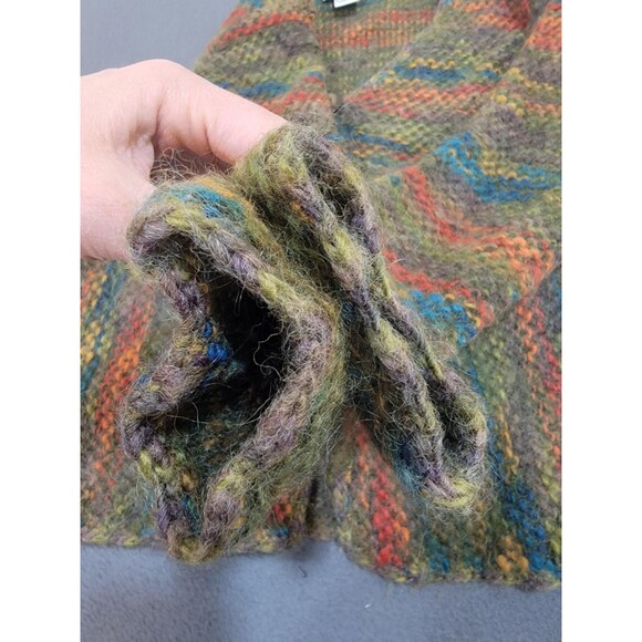 Talbots Petites Sweater Womens Large Multi Color Mohair Blend Button Cardigan - Picture 7 of 12